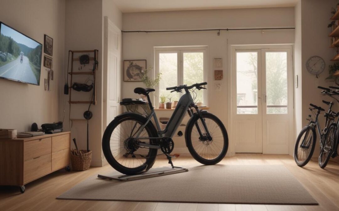 Zabezpieczenia rowerów i hulajnóg w domu