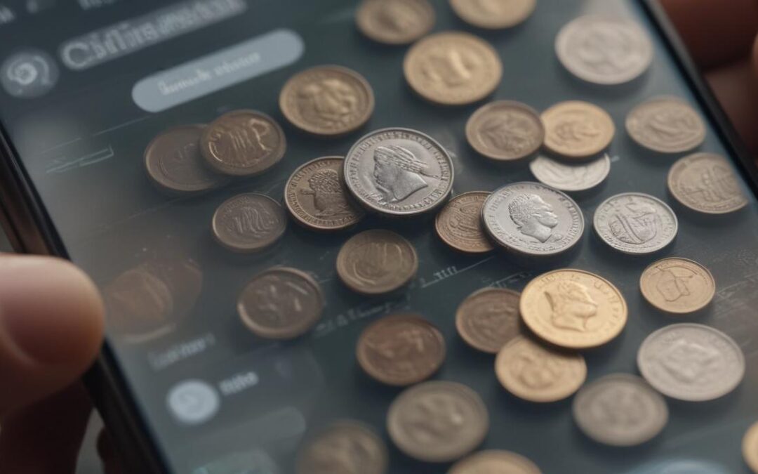 Jak identyfikować rzadkie monety przez aplikację mobilną