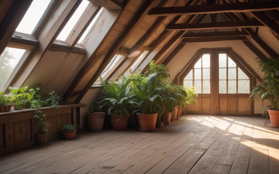 Zarządzanie przestrzenią poddasza w starym domu